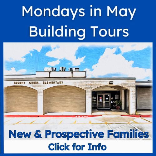 Mondays in May Building Tours New & Prospective Families Click for Info